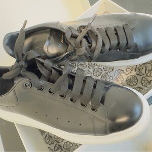 AlexaBlack Leather Men's Sneakers